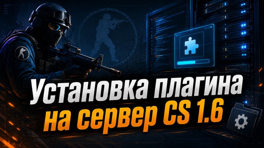Как установить плагин на сервер CS 1.6?