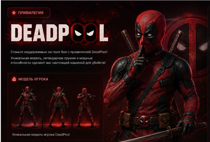 DeadPool Privilege | Привилегия для сервера CS 1.6